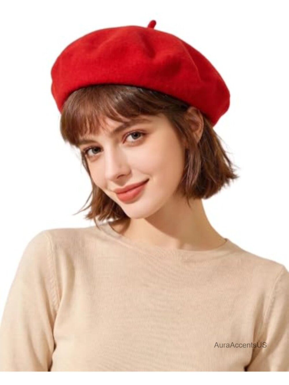 Wool Blend French Beret Beanie Winter Hat Painter Style